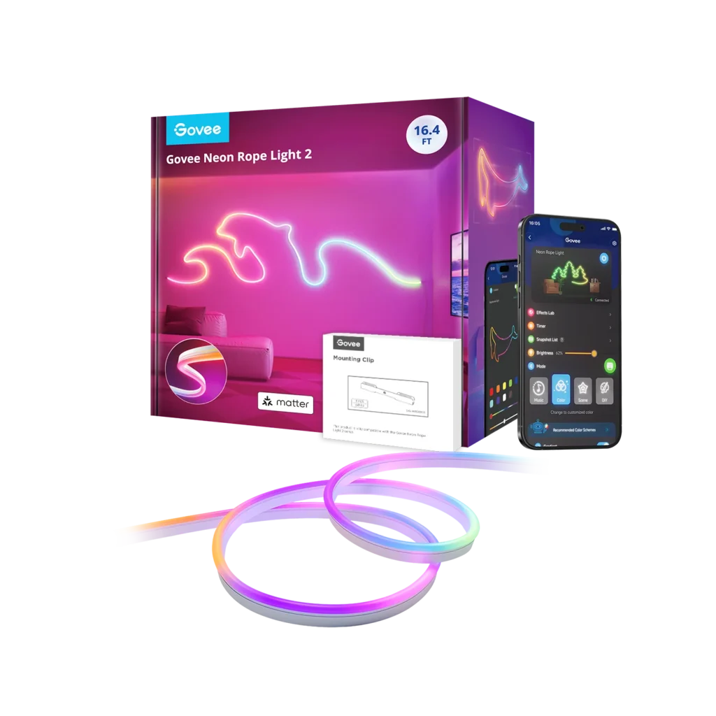 Govee Neon Rope Light 2 (5m) Wit